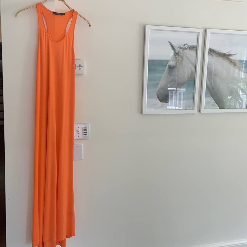 Ralph Lauren Maxi dress size large orange